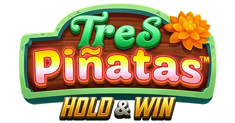 The Hacksaw Gaming logo for Tres Pinatas Hold & Win